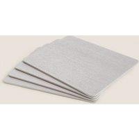 Set of 4 Grey Wooden Placemats