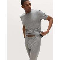 M&S Heatgen Medium Thermal Short Sleeve Top Grey