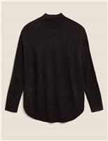 Cashmilon Curved Hem Relaxed Fit Jumper