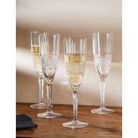 Set of 4 Adeline Champagne Flutes