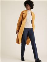 Straight Leg High Waisted Trousers