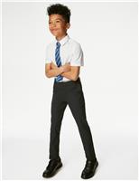 Boys Skinny Leg School Trousers (2-18 Yrs)