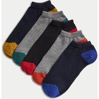 5pk Cool & Fresh Cotton Rich Trainer Socks