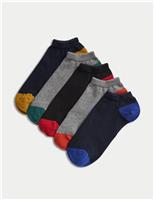 5 Pack Cool & Fresh Cotton Rich Trainer Socks