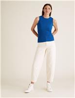 Textured Knitted Sleeveless Top