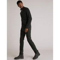 Pure Cashmere Textured Zip Up Cardigan