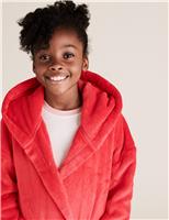 Fleece Slogan Dressing Gown (6-16 Yrs)