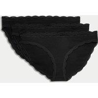 3pk Cotton Rich Bikini Knickers