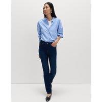 M&S Sienna Straight Leg Jeans Dark Blue Denim