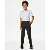 2pk Boys Slim Leg School Trousers (2-18 Yrs)
