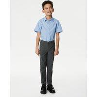 2pk Boys Skinny Leg School Trousers (2-18 Yrs)