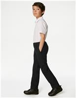 2pk Boys Skinny Leg School Trousers (2-18 Yrs)