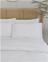 M&S 2 Pack Egyptian Cotton 230 Thread Count Pillowcases Light Wedgewood