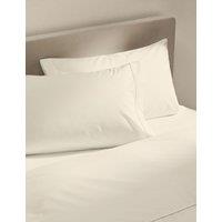 M&S 2 Pack Egyptian Cotton 230 Thread Count Crisp Pillowcases Cream