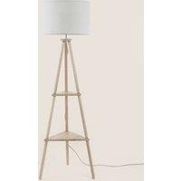 Wooden Tripod Floor Lamp