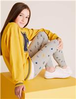 Harry Potter Printed Leggings (6-16 Yrs) Grey Marl