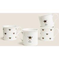 Set of 4 Bee Mugs