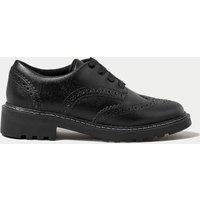 M&S Kids' Leather School Shoes (13 Small - 7 Large) Black