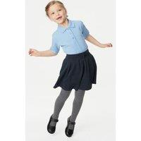 Girls Jersey Pleated School Skirt (2-14 Yrs)