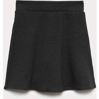 M&S Girls' Jersey School Skort (2-18 Yrs) Black