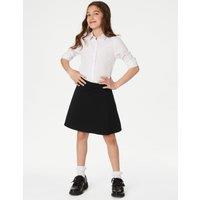 M&S Girls' Jersey School Skort (2-18 Yrs) Black