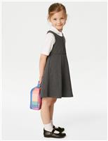 2pk Girls Jersey School Pinafores (2-12 Yrs)