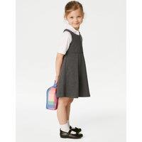 2pk Girls Jersey School Pinafores (2-12 Yrs)