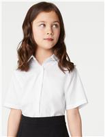 2pk Girls Skinny Fit School Shirts (2-18 Yrs)