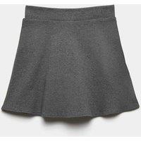 M&S Girls' Jersey School Skort (2-18 Yrs) Grey