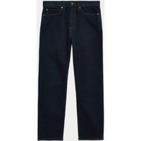 M&S Straight Fit Jeans with Stormwear Dark Indigo