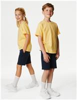 M&S Cotton Plain Shorts (2-18 Yrs) Black