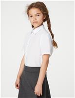 Girls 5pk Regular Fit Easy to Iron School Shirts (2-18 Yrs)