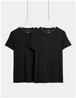 M&S 2 Pack Heatgen Light Thermal Short Sleeve Tops Khaki