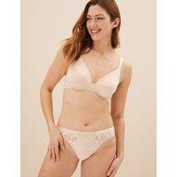 M&S Wild Blooms Wired Plunge Bra A-E Opaline