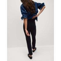 M&S Jersey Slim Fit Ankle Grazer Trousers Dark Navy