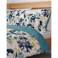 Pure Cotton Watercolour Floral Bedding Set