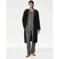 Fleece Supersoft Hooded Dressing Gown