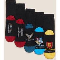 5pk Cotton Rich Harry Potter Socks