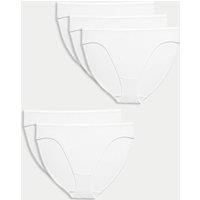 5pk No VPL Cotton Modal High Leg Knickers