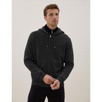 Autograph Cotton Rich Hoodie Black