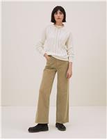 Autograph Corduroy Wide Leg Trousers Spice
