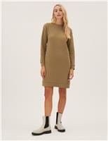 Cotton Rich Relaxed Sweater Dress