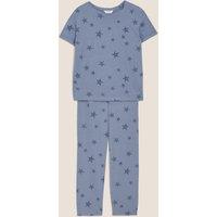Cotton Rich Star Print Pyjama Set
