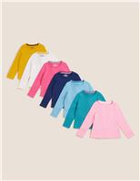 7 Pack Pure Cotton Plain Top (2-7 Yrs)