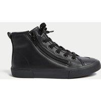 Kids Freshfeet Zip High Tops (4 Small - 7 Large)