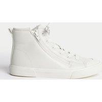 Kids Freshfeet Zip High Tops (4 Small - 7 Large)