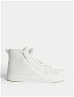 Kids Freshfeet Zip High Tops (4 Small - 7 Large)