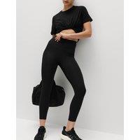Goodmove Go Move High Waisted 7/8 Gym Leggings Black