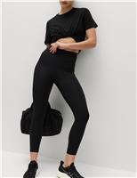 Goodmove Go Move High Waisted 7/8 Gym Leggings Black