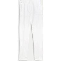 Cotton Blend Slim Fit Ankle Grazer Trousers